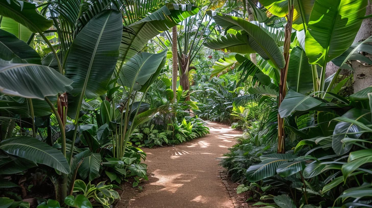 Beautiful native Australian garden with indigenous plants and flowers